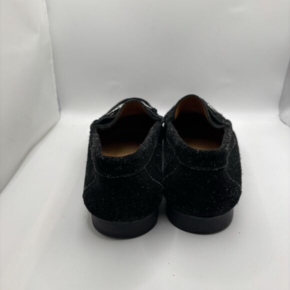 Peter Millar Suede Loafer Mens 10 Black Formal Business Brazil Horsebit Leather main image 4